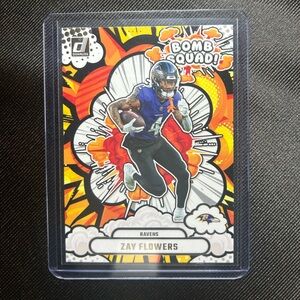 Texans WR Zay Flowers Football Trading Card